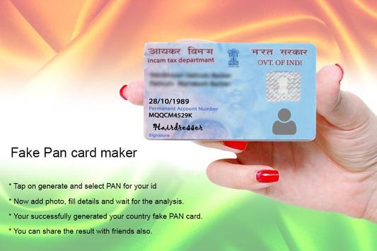Fake Id Maker Pan Card